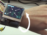 WristWhirl: One-handed Continuous Smartwatch Input using Wrist Gestures